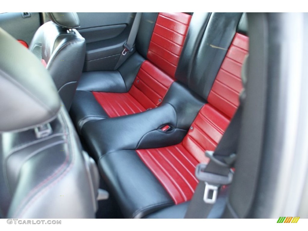 2009 Ford Mustang Shelby GT500 Coupe Rear Seat Photo #77039301