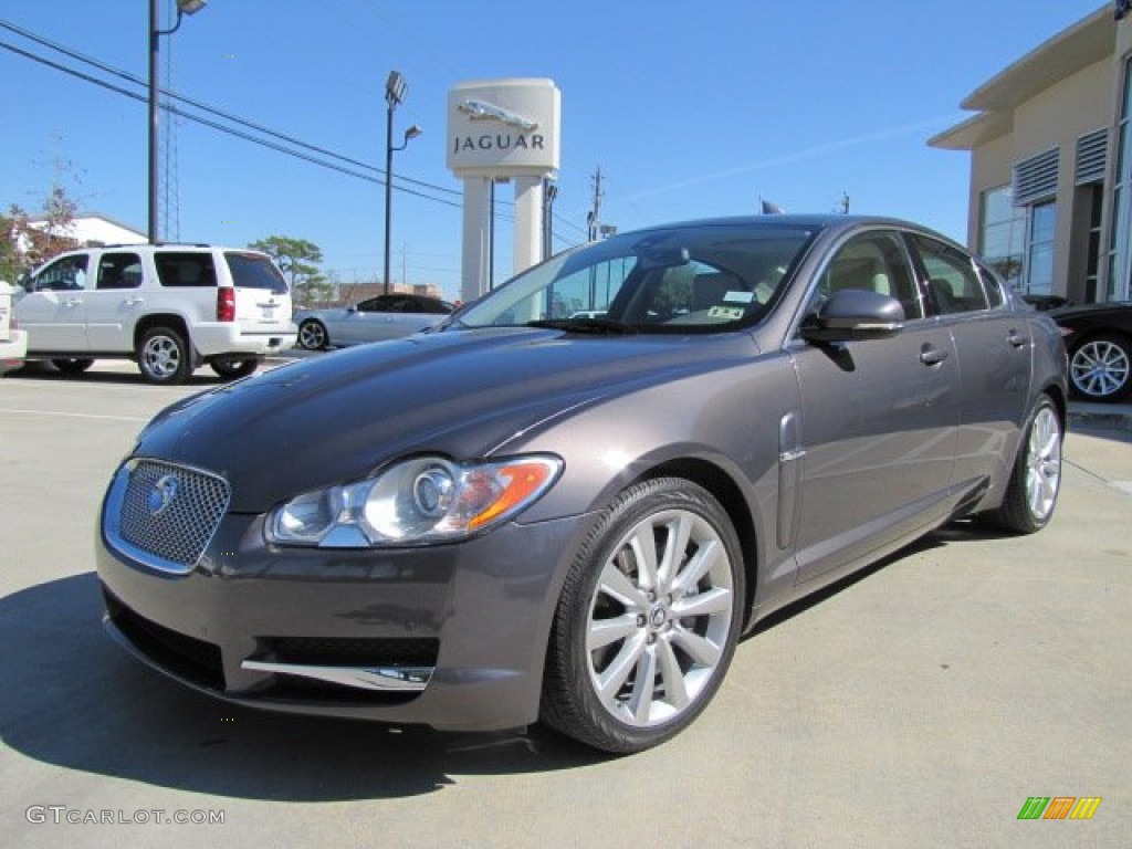 Pearl Grey Metallic 2010 Jaguar XF Premium Sport Sedan Exterior Photo #77039330