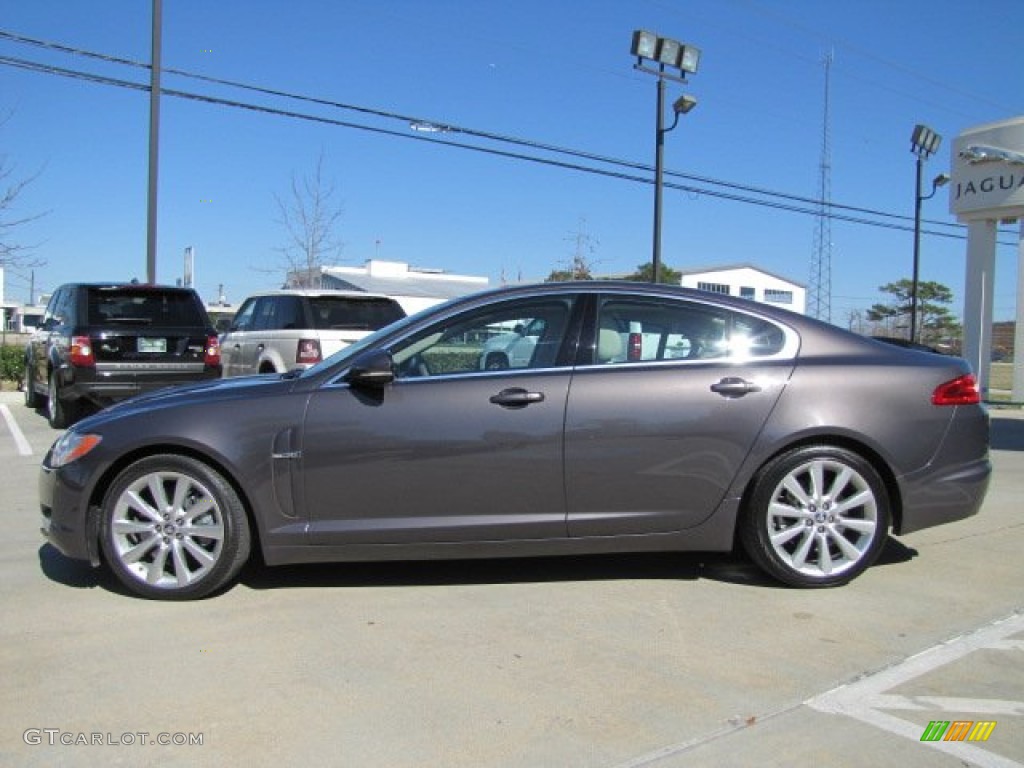 Pearl Grey Metallic 2010 Jaguar XF Premium Sport Sedan Exterior Photo #77039364