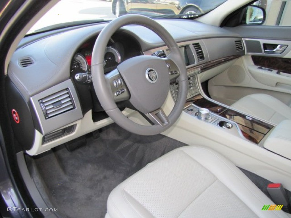 Ivory Interior 2010 Jaguar XF Premium Sport Sedan Photo #77039436