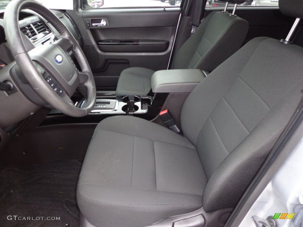 Charcoal Black Interior 2010 Ford Escape XLT V6 Sport Package Photo #77040094