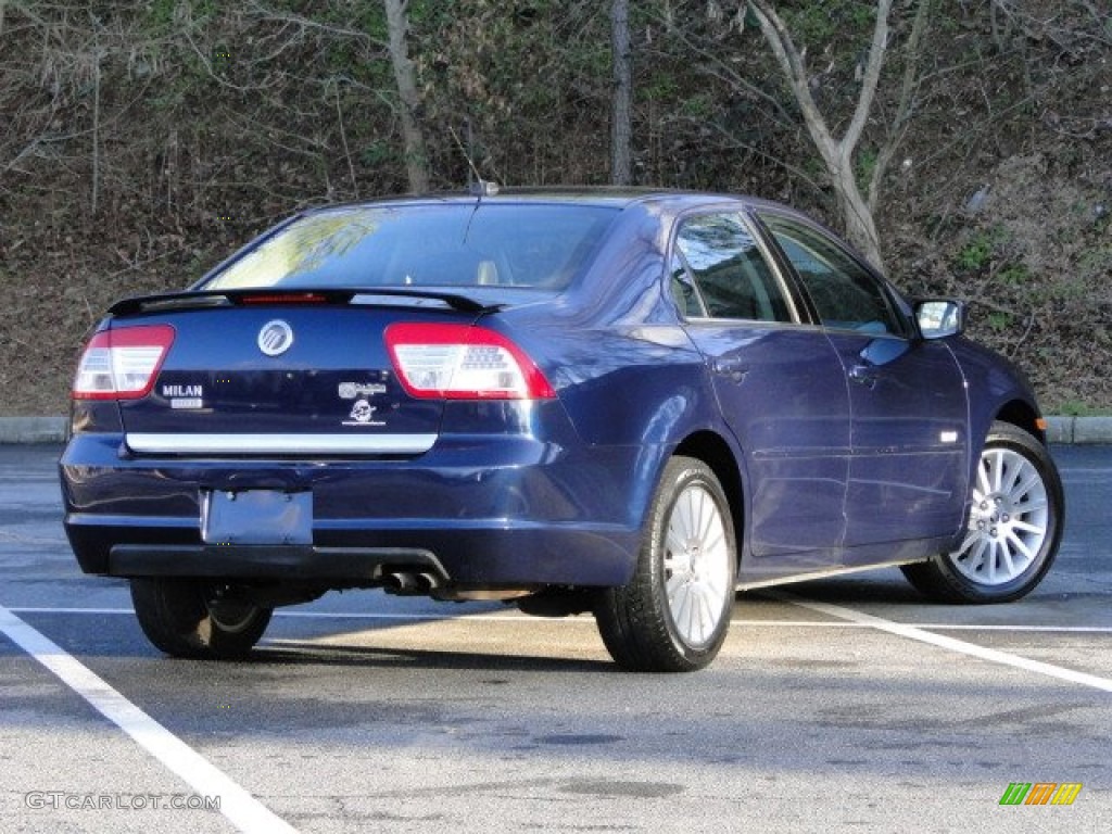 2007 Milan I4 Premier - Dark Blue Pearl Metallic / Medium Light Stone/Dark Charcoal photo #4