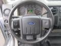 2010 Ford F250 Super Duty Medium Stone Interior Steering Wheel Photo