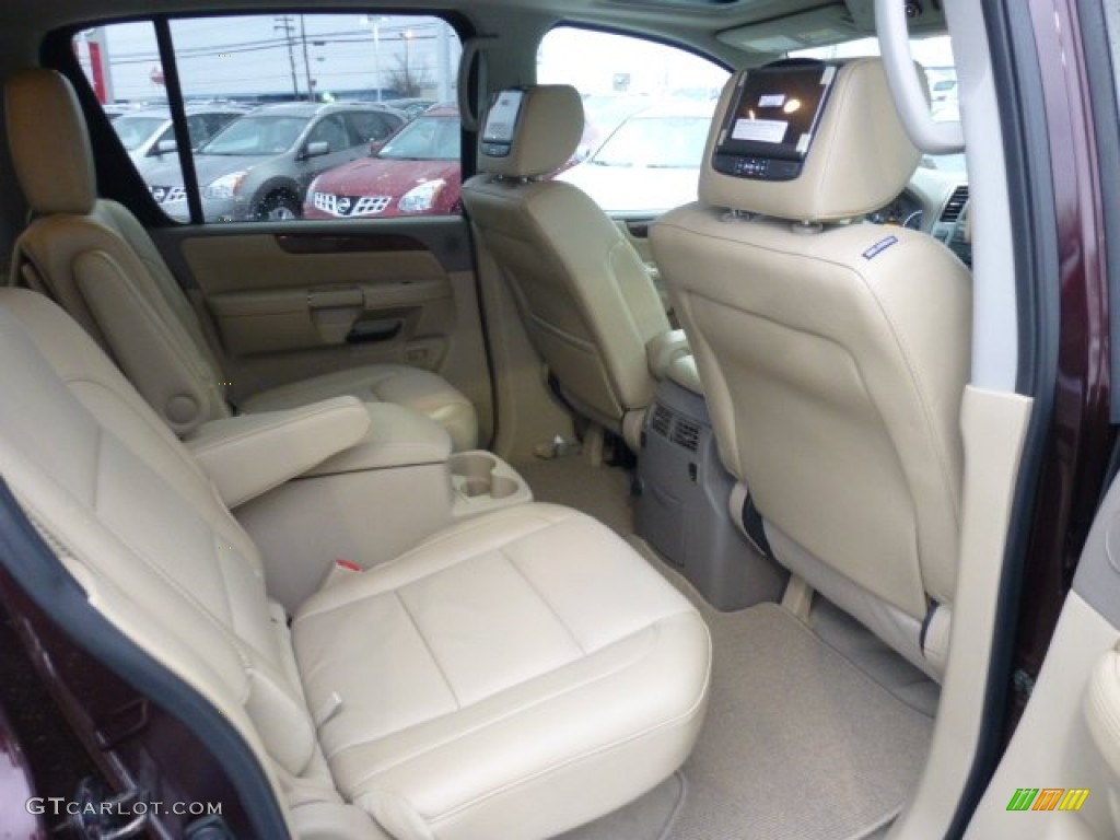 2013 Nissan Armada Platinum 4WD Rear Seat Photo #77041116