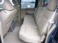 2012 Nissan Titan Almond Interior Rear Seat Photo