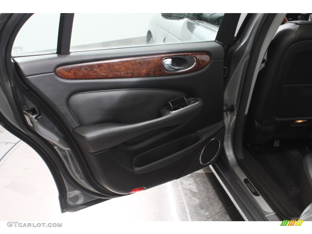 2008 Jaguar XJ XJ8 L Charcoal Door Panel Photo #77042052
