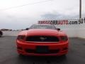 2013 Race Red Ford Mustang V6 Convertible  photo #2