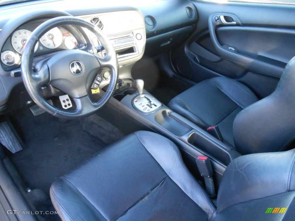 Ebony Interior 2003 Acura RSX Sports Coupe Photo #77043273