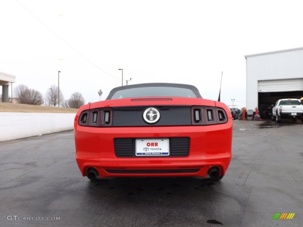 2013 Mustang V6 Convertible - Race Red / Charcoal Black photo #8