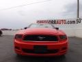 2013 Race Red Ford Mustang V6 Convertible  photo #13