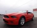2013 Race Red Ford Mustang V6 Convertible  photo #14