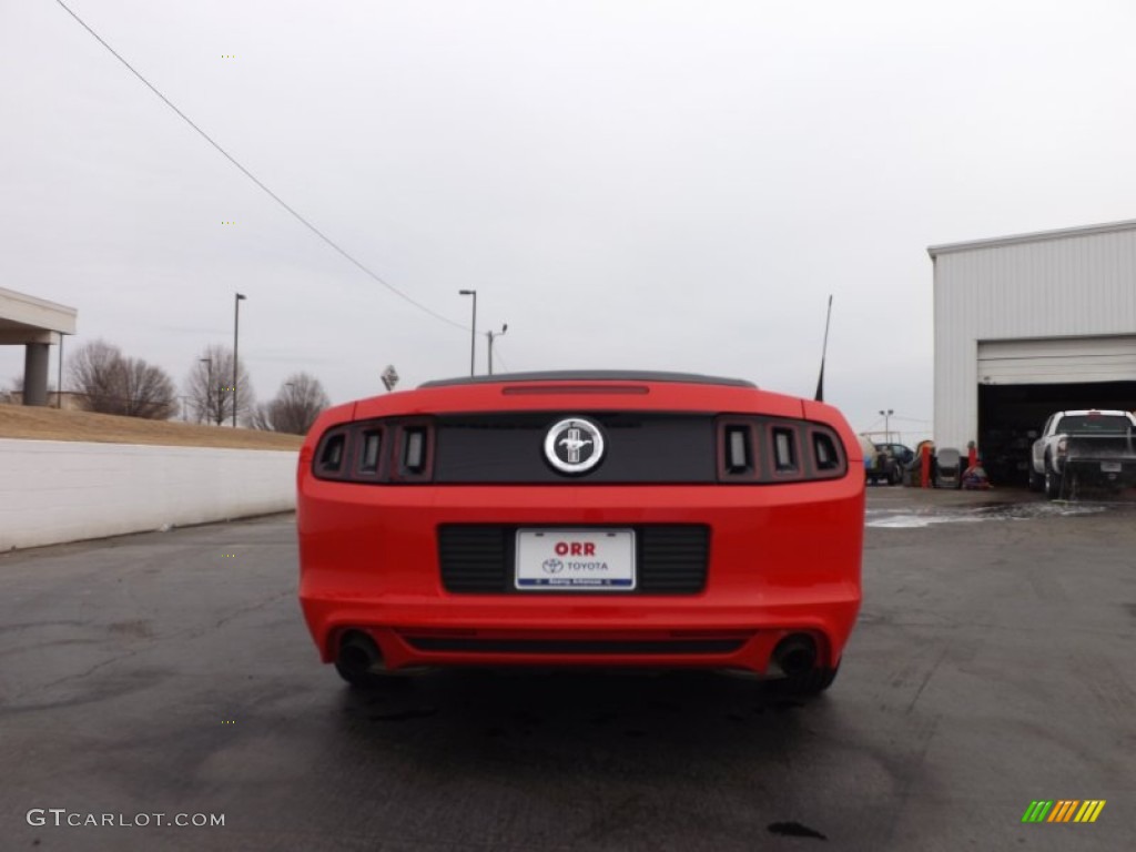 2013 Mustang V6 Convertible - Race Red / Charcoal Black photo #17