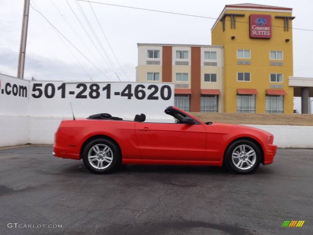 2013 Mustang V6 Convertible - Race Red / Charcoal Black photo #19