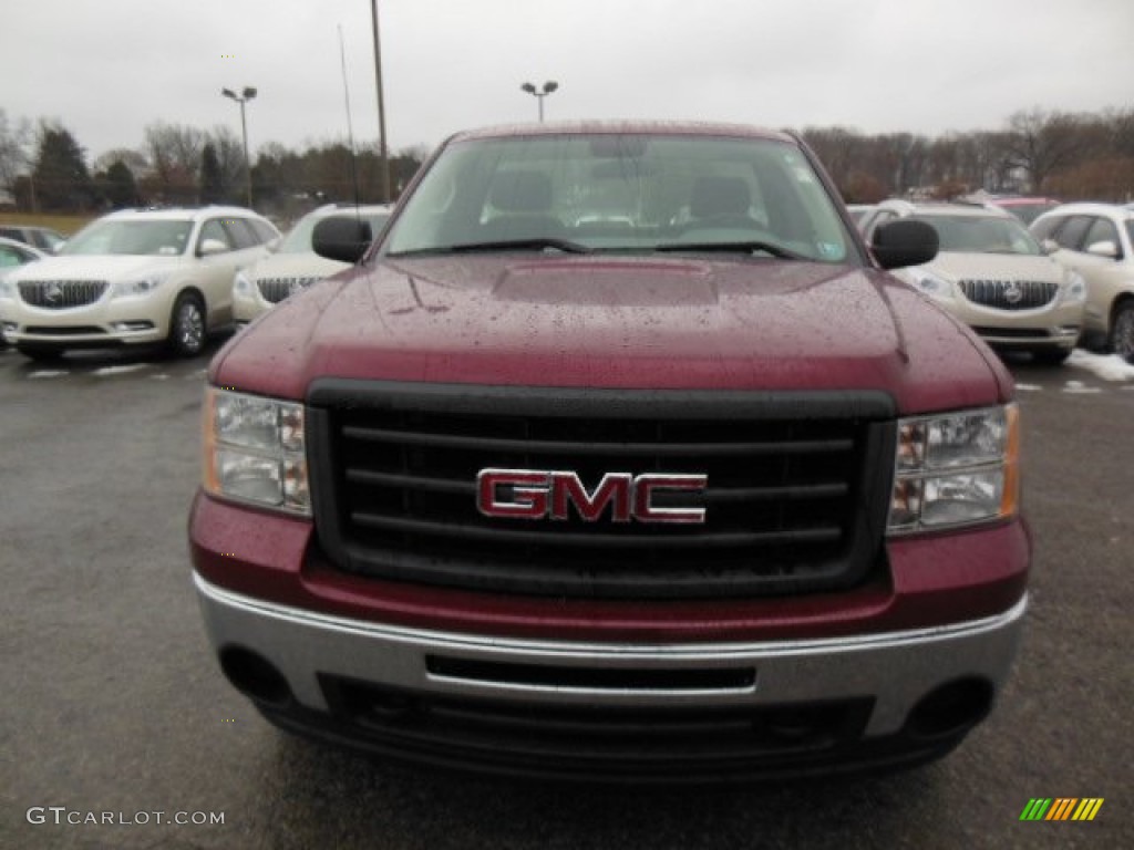 2013 Sierra 1500 Regular Cab 4x4 - Sonoma Red Metallic / Dark Titanium photo #3