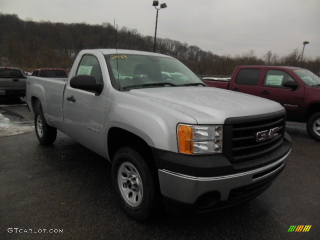 Quicksilver Metallic 2013 GMC Sierra 1500 Regular Cab 4x4 Exterior Photo #77043957