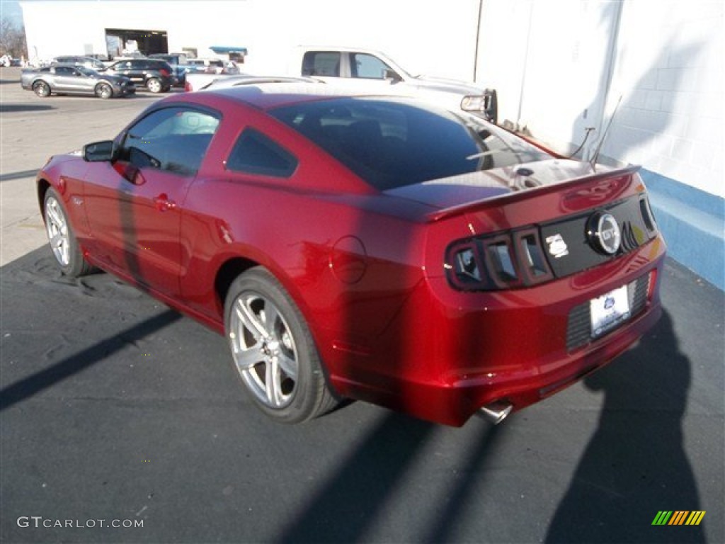 Ruby Red 2014 Ford Mustang GT Premium Coupe Exterior Photo #77044000