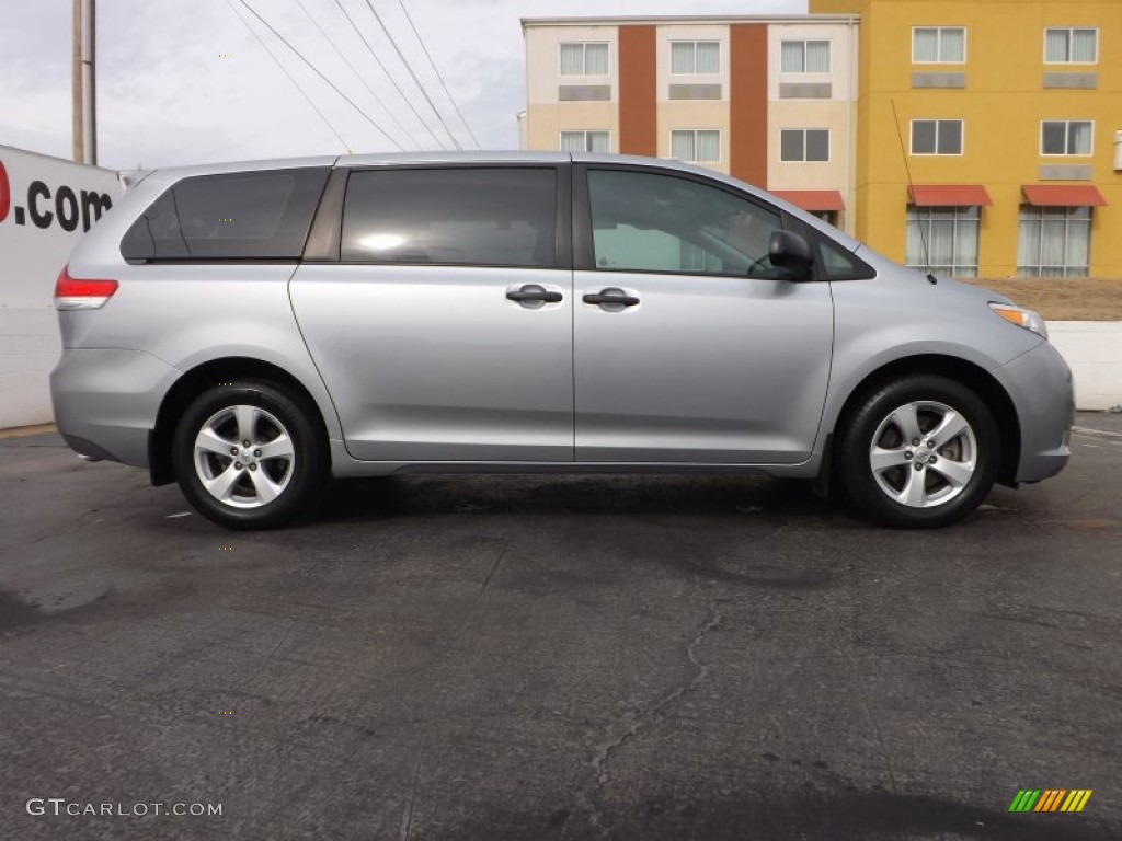 2011 Sienna  - Silver Sky Metallic / Light Gray photo #10