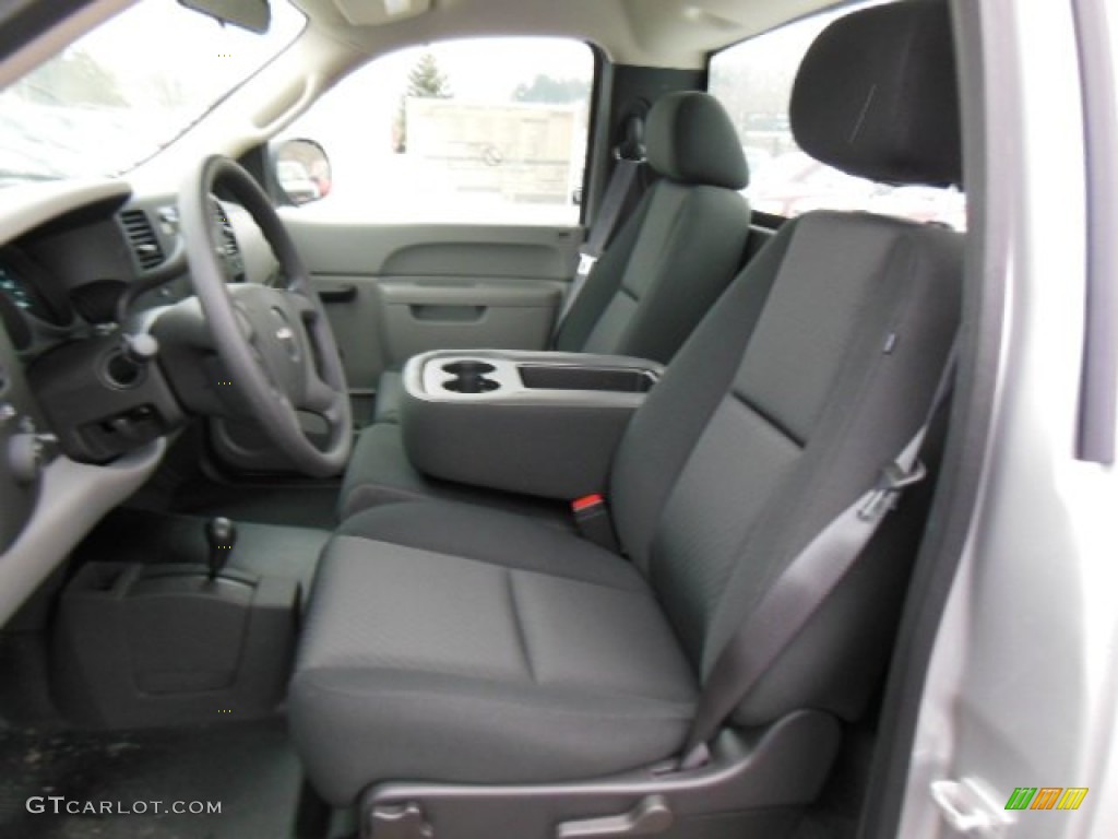 Dark Titanium Interior 2013 GMC Sierra 1500 Regular Cab 4x4 Photo #77044045
