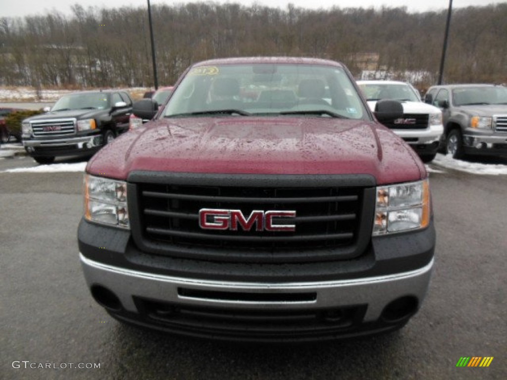 2013 Sierra 1500 Regular Cab 4x4 - Sonoma Red Metallic / Dark Titanium photo #3