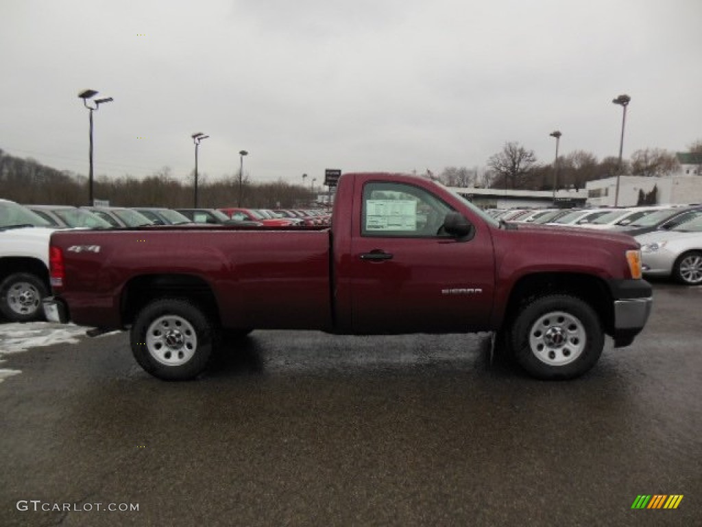 2013 Sierra 1500 Regular Cab 4x4 - Sonoma Red Metallic / Dark Titanium photo #5