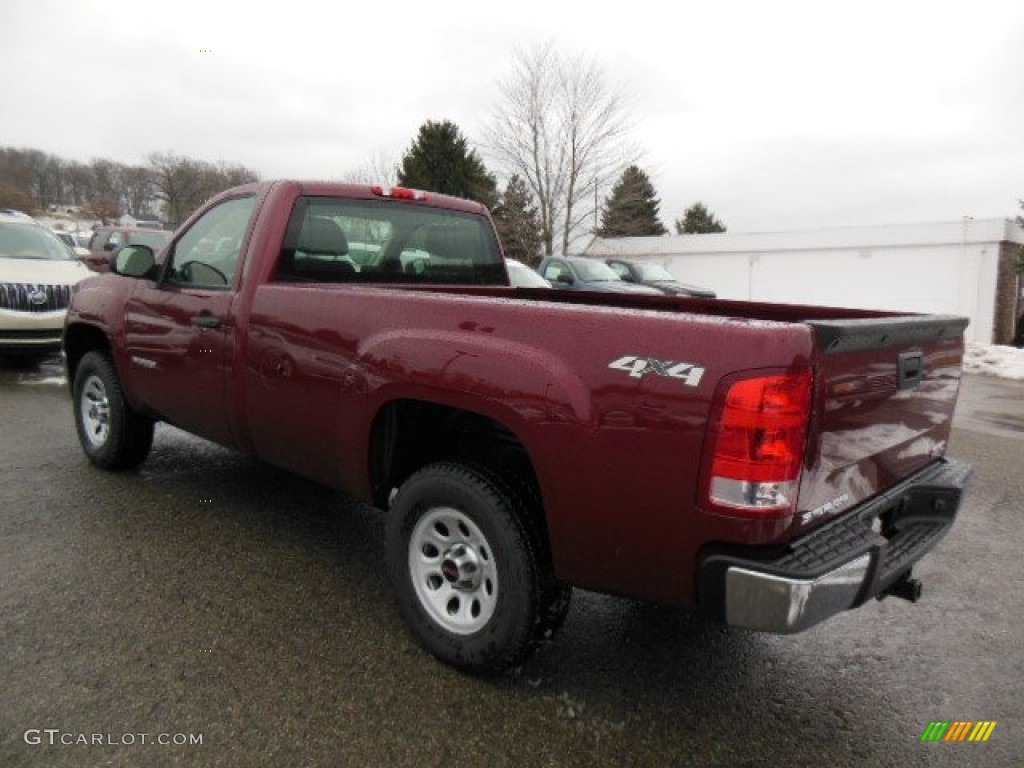 2013 Sierra 1500 Regular Cab 4x4 - Sonoma Red Metallic / Dark Titanium photo #8