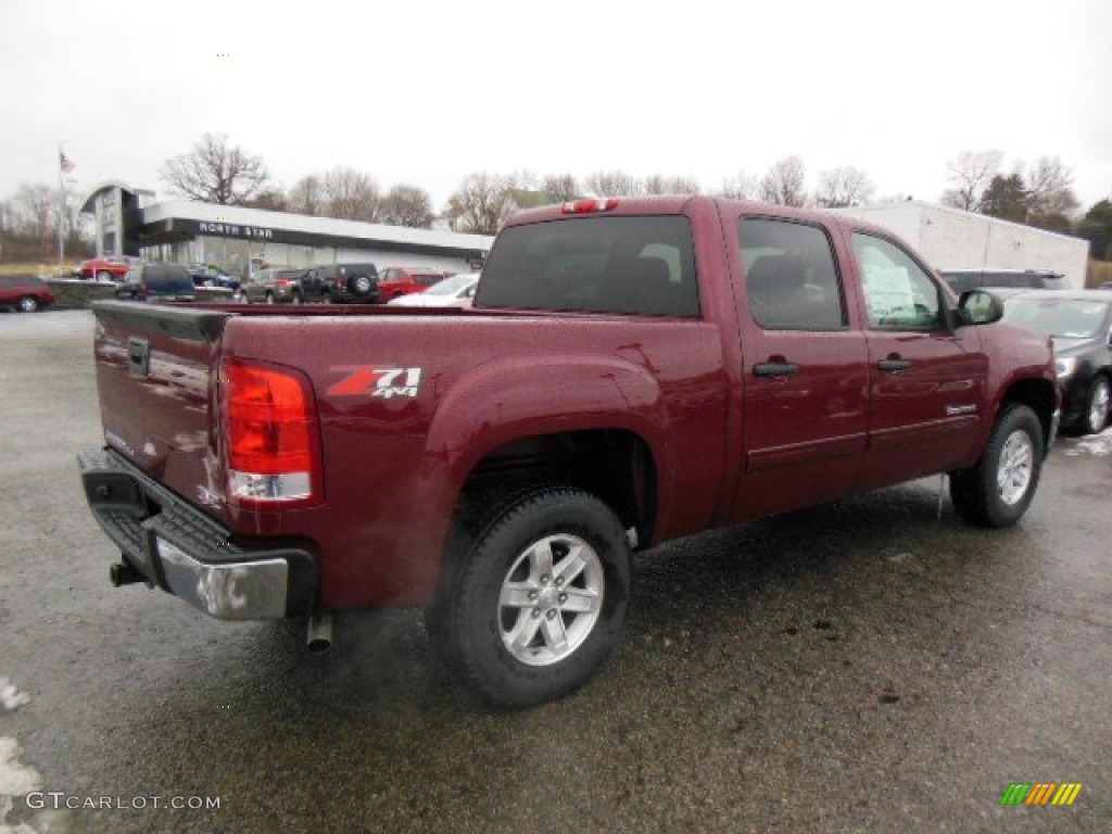 2013 Sierra 1500 SLE Crew Cab 4x4 - Sonoma Red Metallic / Ebony photo #6