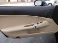 2010 Chevrolet Corvette Cashmere Interior Door Panel Photo