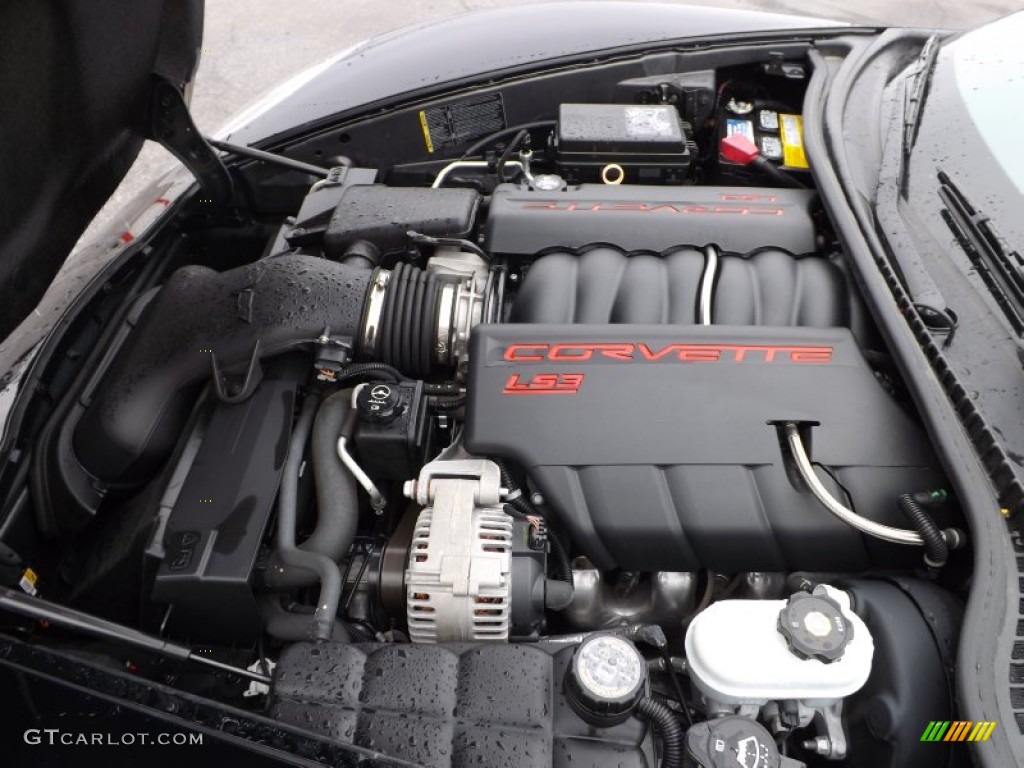 2010 Chevrolet Corvette Convertible 6.2 Liter OHV 16-Valve LS3 V8 Engine Photo #77045365