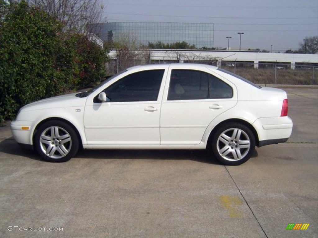 2002 Jetta GLS 1.8T Sedan - Cool White / Beige photo #13