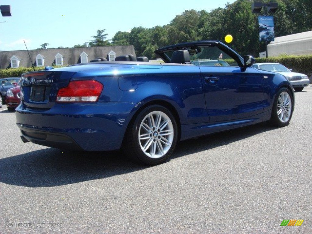 2010 1 Series 128i Convertible - Le Mans Blue Metallic / Black photo #4