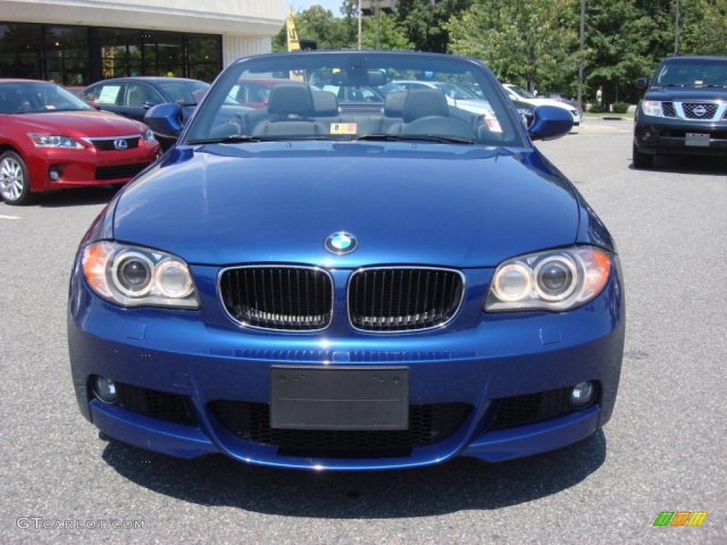 2010 1 Series 128i Convertible - Le Mans Blue Metallic / Black photo #8