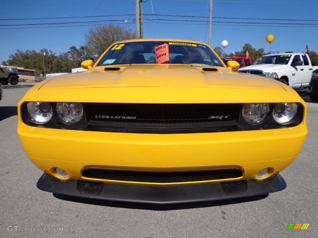 Stinger Yellow 2012 Dodge Challenger SRT8 Yellow Jacket Exterior Photo #77046751