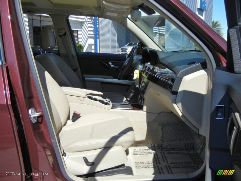 2011 GLK 350 - Barolo Red Metallic / Almond/Black photo #16