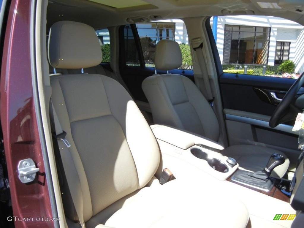 2011 GLK 350 - Barolo Red Metallic / Almond/Black photo #17