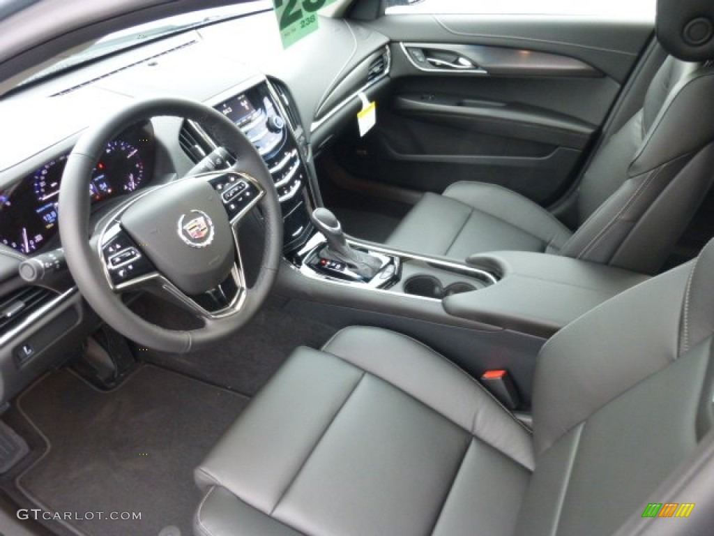 Jet Black/Jet Black Accents Interior 2013 Cadillac ATS 2.0L Turbo AWD Photo #77048369