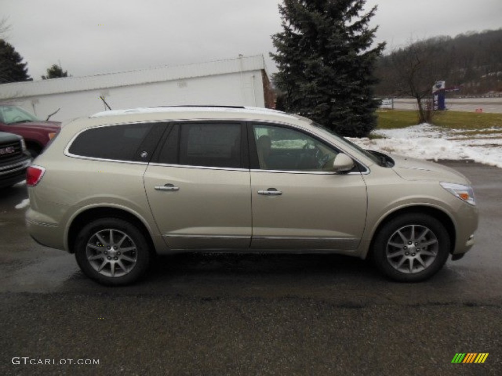 2013 Enclave Leather AWD - Champagne Silver Metallic / Choccachino Leather photo #5