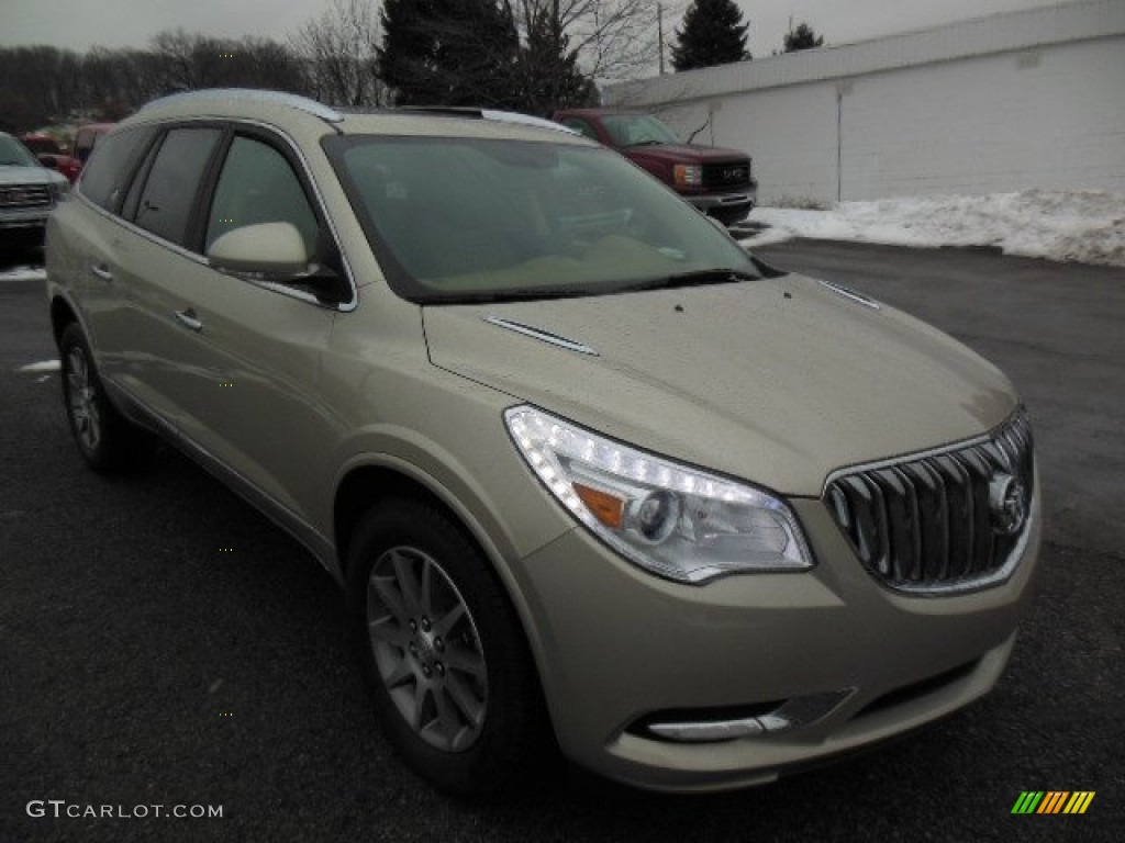 2013 Enclave Leather AWD - Champagne Silver Metallic / Choccachino Leather photo #4