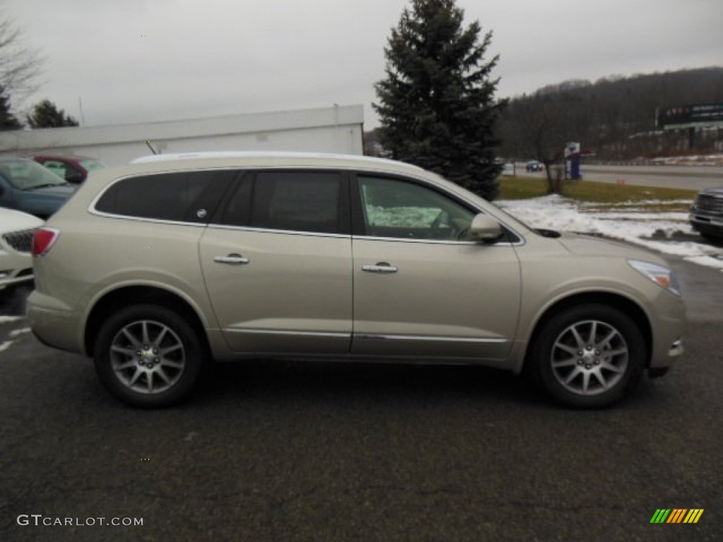 2013 Enclave Leather AWD - Champagne Silver Metallic / Choccachino Leather photo #5