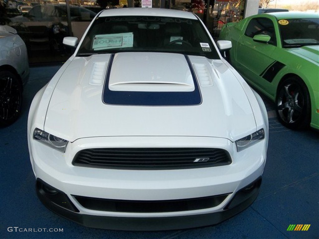 Performance White 2013 Ford Mustang Roush Stage 1 Coupe Exterior Photo #77049026