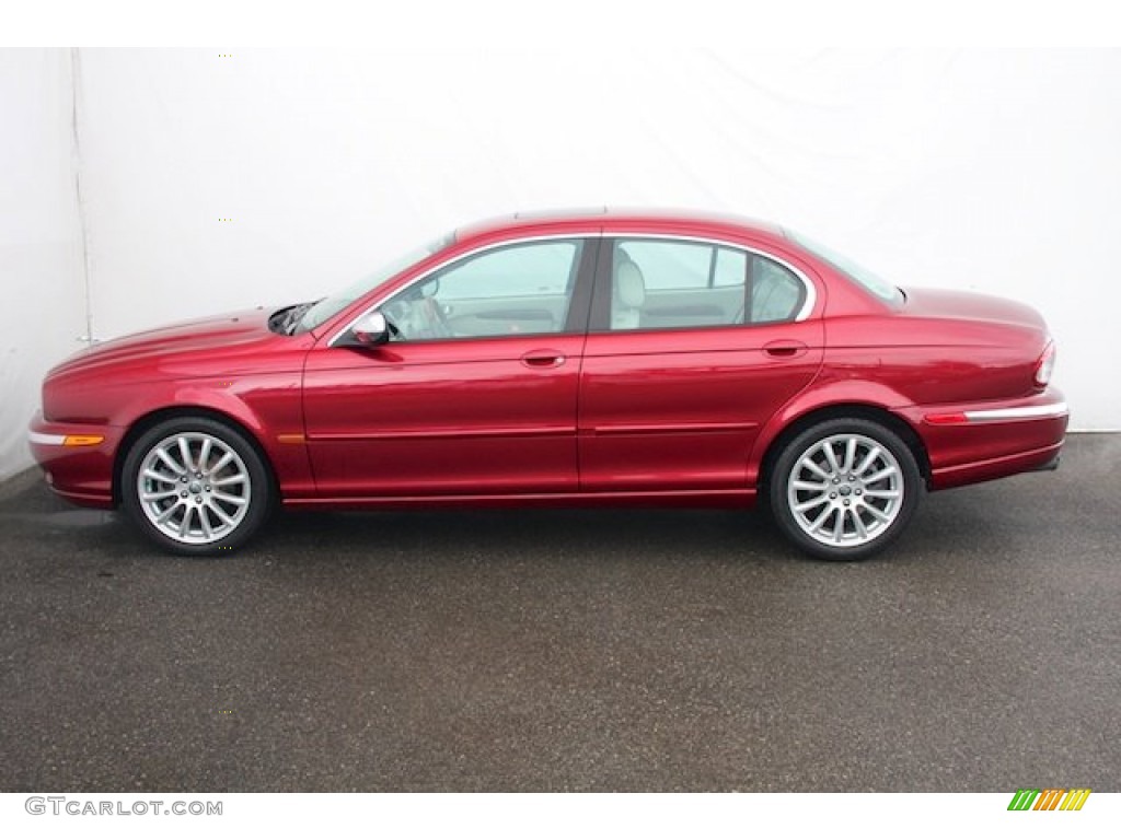 Radiance Red Metallic 2005 Jaguar X-Type 3.0 Exterior Photo #77049195