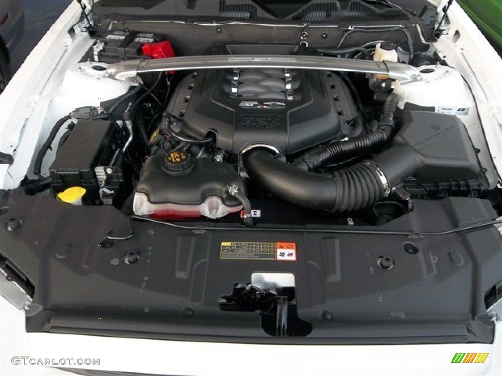 2013 Ford Mustang Roush Stage 1 Coupe 5.0 Liter DOHC 32-Valve Ti-VCT V8 Engine Photo #77049353