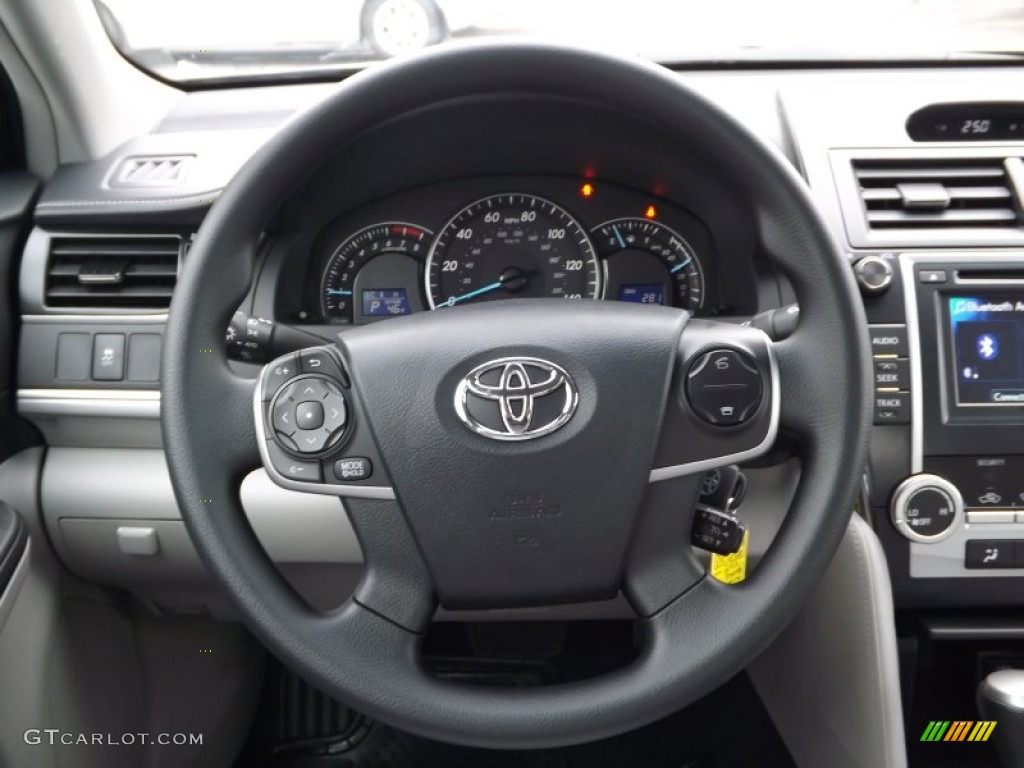 2013 Camry LE - Magnetic Gray Metallic / Ash photo #11