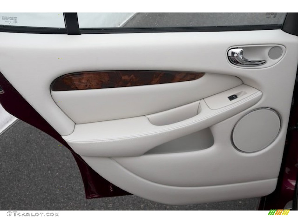 2005 Jaguar X-Type 3.0 Ivory Door Panel Photo #77049604