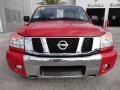 2012 Red Alert Nissan Titan SV Crew Cab  photo #13