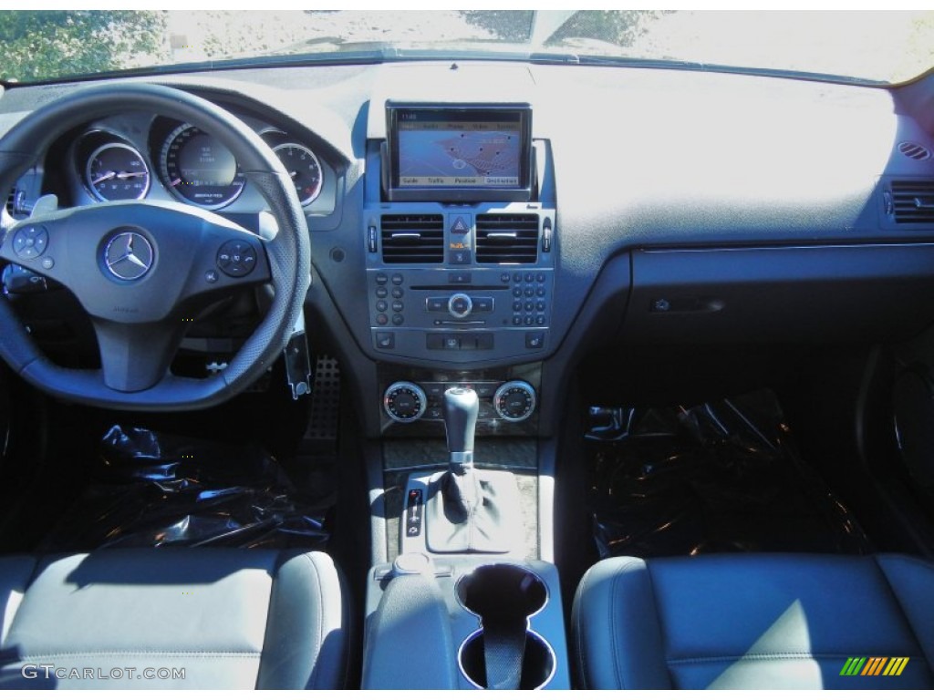 2010 Mercedes-Benz C 63 AMG Black Dashboard Photo #77050276