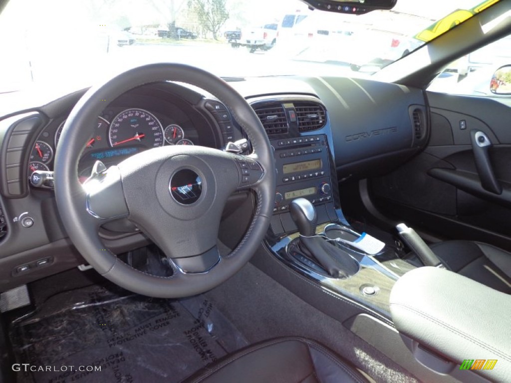 2012 Chevrolet Corvette Grand Sport Coupe Ebony Dashboard Photo #77050867