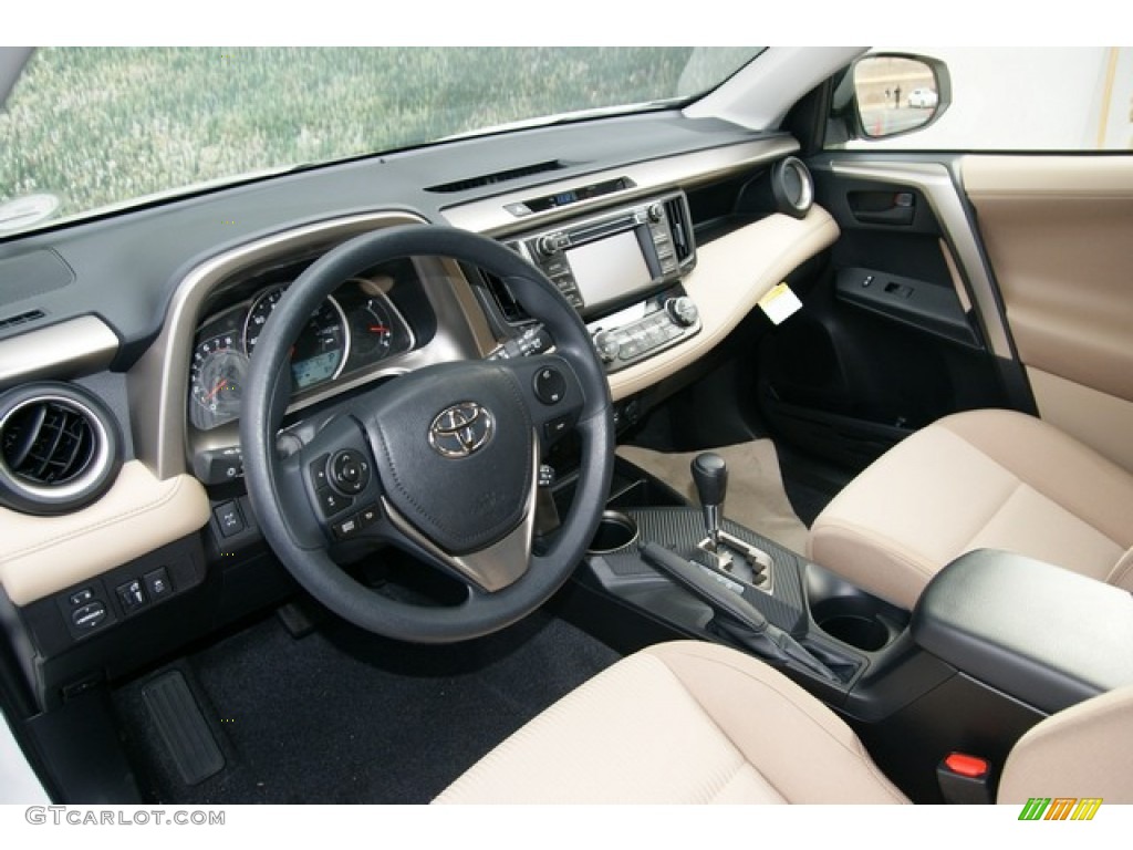Beige Interior 2013 Toyota RAV4 XLE AWD Photo #77051053