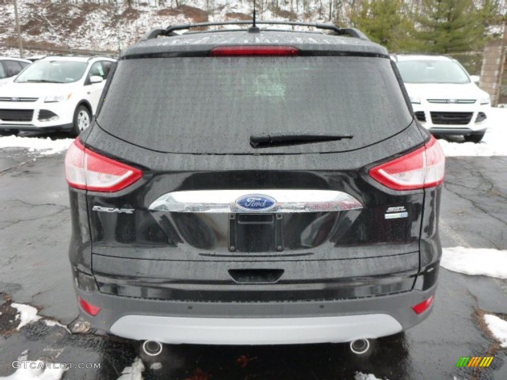 2013 Escape SEL 1.6L EcoBoost 4WD - Tuxedo Black Metallic / Charcoal Black photo #3