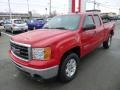 2010 Fire Red GMC Sierra 1500 SLE Extended Cab 4x4  photo #3