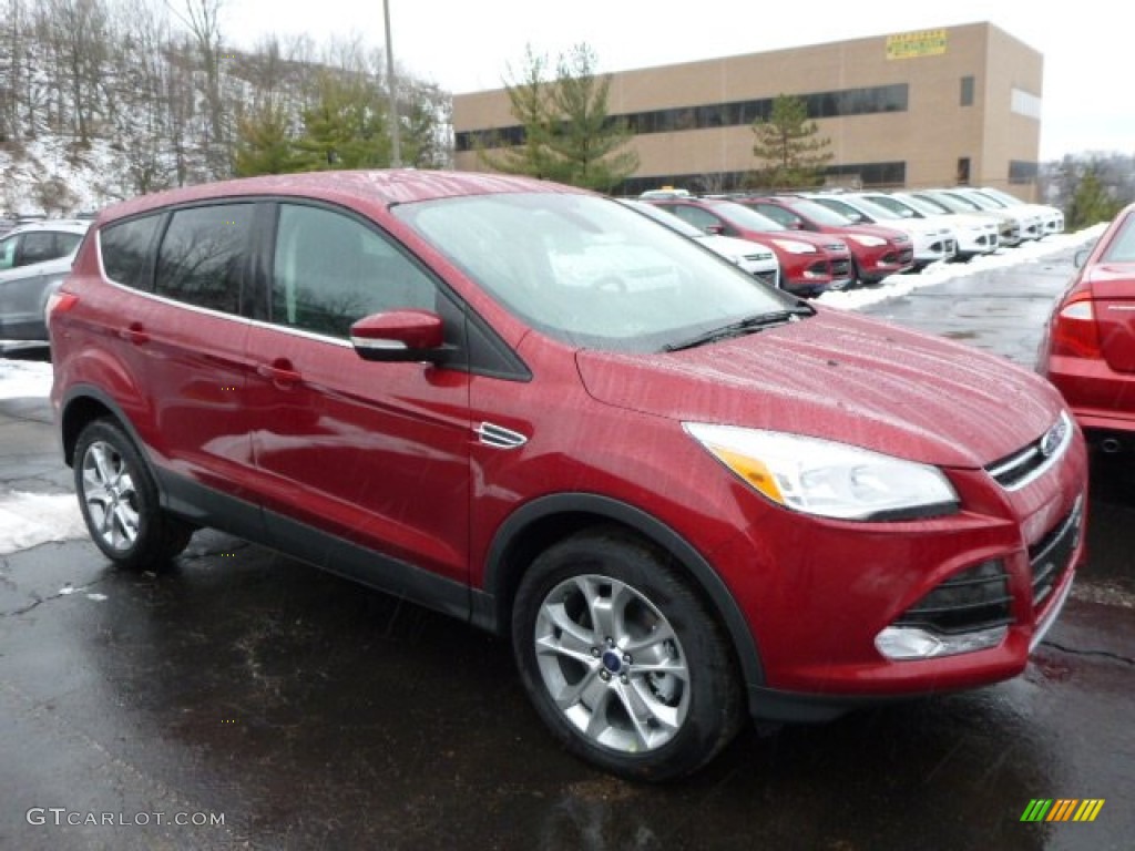 2013 Escape SEL 2.0L EcoBoost 4WD - Ruby Red Metallic / Charcoal Black photo #1